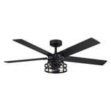 Lustrous Loop 5 Blade Ceiling Fan with Light Kit 52 Inch Wide by BSH - 2615-BEL-1375997