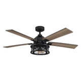 Prismcrest Parkway 5 Blade Ceiling Fan with Light Kit 52 Inch Wide by BSH - 2615-BEL-1375993