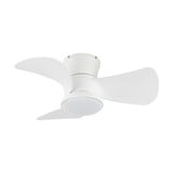 Starshine Street 3 Blade Flush Ceiling Fan with Light Kit 31 Inch Wide by BSH - 2615-BEL-1376021
