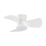 Starshine Street 3 Blade Flush Ceiling Fan with Light Kit 31 Inch Wide by BSH - 2615-BEL-1376021