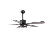 Prisma Place 6 Blade Ceiling Fan with Light Kit 52 Inch Wide by BSH - 2615-BEL-1375954