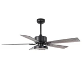 Prisma Place 6 Blade Ceiling Fan with Light Kit 52 Inch Wide by BSH - 2615-BEL-1375954