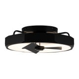 Brimlight Boulevard 3 Blade Flush Ceiling Fan with Light Kit 18.9 Inch by BSH - 2615-BEL-1376072