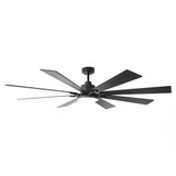 Glowpath Gardens 8 Blade Ceiling Fan with Light Kit 72 Inch Wide by BSH - 2615-BEL-1376084