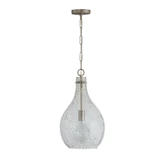 1 Light Medium Pendant 21.5 Inch Tall by Bailey Street Home - 309-BEL-918593