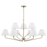 Palm Leys 9 Light Chandelier 22.25 Inch Tall and 45 Inch Wide by BSH - 309-BEL-1365288