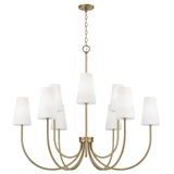 Maidens Road 9 Light Chandelier 39.5 Inch Tall and 46 Inch Wide by BSH - 309-BEL-1365280