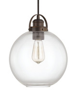 Fir Spinney 1 Light Small Pendant 12.75 Inch Tall by Bailey Street Home - 309-BEL-990257