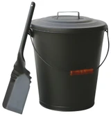 Ash Bin with Lid And Shovel - 324-BEL-1918546
