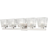 Two Ways Close 5 Light Vanity Light 36 Inch Wide by Bailey Street Home - 372-BEL-1096909