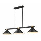 Cecil Brae 3 Light Billiard 8.75 Inch Tall and 15.25 Inch Wide by BSH - 372-BEL-1365379