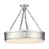 Kenyon Ridge 24W 3 LED 22 Inch Wide Semi Flush Mount by BSH - 372-BEL-1298310