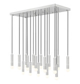 Grebe Side 17 Light Linear Chandelier 11 Inch Tall and 18 Inch Wide by BSH - 372-BEL-1374819