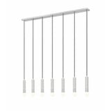 Grebe Side 7 Light Linear Chandelier 11 Inch Tall and 4.75 Inch Wide by BSH - 372-BEL-1374824