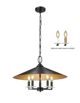 Sutton Close 5 Light Pendant 14.5 Inch Tall and 22 Inch Wide by BSH - 372-BEL-1365371
