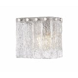 Glacier 1 Light Wall Sconce 7 Inch Tall and 7.75 Inch Wide by Z-Lite - 1943-1S