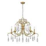 Langham Lanes 5 Light Chandelier 22.25 x 38 Inches Wide by BSH - 372-BEL-1298311
