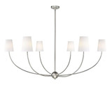 Old Rectory Cloisters 6 Light Chandelier 25.75 x 62 Inches Wide by BSH - 372-BEL-1298317