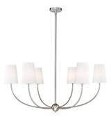 Old Rectory Cloisters 6 Light Chandelier 19.25 x 42 Inches Wide by BSH - 372-BEL-1298316