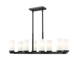 Cairn Loke 8 Light Linear Chandelier 12.25 x 12 Inches Wide by BSH - 372-BEL-1340888