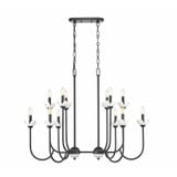 Thorn Barton 12 Light Linear Chandelier 30.5 Inch and 24.5 Inch Wide by BSH - 372-BEL-1374839