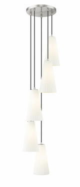 Moorfield Quadrant 5 Light Chandelier 13.75 Inches Tall and 12 Inches Wide by BSH - 372-BEL-1340875