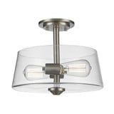 Harvey Passage 2 Light 12 Inch Wide Semi Flush Mount by Bailey Street Home - 372-BEL-495397