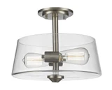 Harvey Passage 2 Light 12 Inch Wide Semi Flush Mount by Bailey Street Home - 372-BEL-495397
