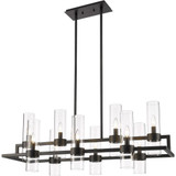 Fernhill Oak 10 Light Small Chandelier by Bailey Street Home - 372-BEL-1113073