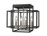 Crockett Road 4 Light 14 Inch Wide Flush Mount by Bailey Street Home - 372-BEL-689025