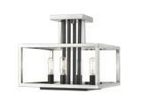 Balmoral Banks 4 Light 12 Inch Wide Semi Flush Mount by Bailey Street Home - 372-BEL-689130