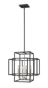 Crockett Road 4 Light Large Pendant by Bailey Street Home - 372-BEL-689032