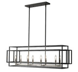 Crockett Road 8 Light Medium Island Pendant by Bailey Street Home - 372-BEL-689027