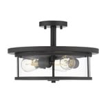Walton Farm 3 Light 15.75 Inch Wide Semi Flush Mount by Bailey Street Home - 372-BEL-747000