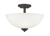 Hall Cliffe Rise 3 Light Semi Flush Mount by Bailey Street Home - 372-BEL-495531