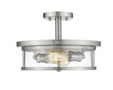 Walton Farm 2 Light 13.75 Inch Wide Semi Flush Mount by Bailey Street Home - 372-BEL-747002