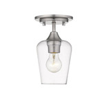 Burton Link 1 Light 5.5 Inch Wide Flush Mount by Bailey Street Home - 372-BEL-1002057