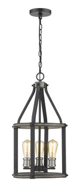 Dingle Loan 3 Light Medium Pendant 12 Inch Wide by Bailey Street Home - 372-BEL-856823