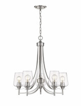 Burton Link 5 Light Medium Chandelier by Bailey Street Home - 372-BEL-1002064
