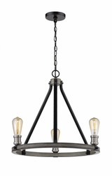 Dingle Loan 3 Light Large Island Pendant 20 Inch Wide by Bailey Street Home - 372-BEL-1222501