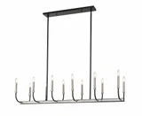 Ambrose Quadrant 12 Light Linear Island Pendant by Bailey Street Home - 372-BEL-937890