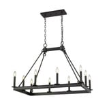 Woodrow Way 10 Light Large Linear Island Pendant by Bailey Street Home - 372-BEL-937830