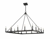 Woodrow Way 16 Light Oversized Linear Chandelier by Bailey Street Home - 372-BEL-937834