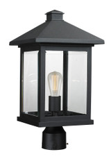 Fisher Fold 1 Light Outdoor Post Mount Lantern 9.5 x 18.5 Inches by BSH - 372-BEL-457466