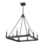 Woodrow Way 8 Light Medium Chandelier by Bailey Street Home - 372-BEL-937837
