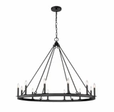 Woodrow Way 12 Light Oversized Chandelier by Bailey Street Home - 372-BEL-937831