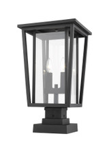 Ashton Woodlands 2 Light Outdoor Post Mount 11.25 x 20.75 In by BSH - 372-BEL-1222938