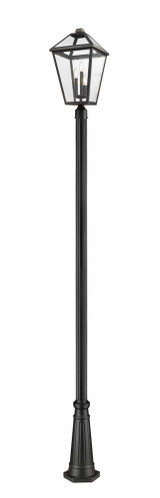 Keats Cloisters 3 Light Outdoor Post Mount Lantern 14.5 x 117.75 In by BSH - 372-BEL-1002082
