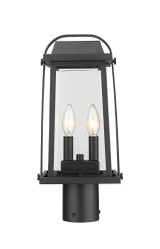 Links By Pass 2 Light Outdoor Post Mount 16 Inch Tall by Bailey Street Home - 372-BEL-856856