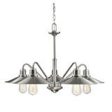 Douglas Oak 5 Light Large Chandelier by Bailey Street Home - 372-BEL-464672